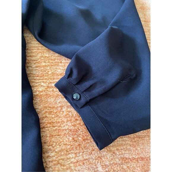 LENDS END BLACK BLOUSE - Picture 3 of 8